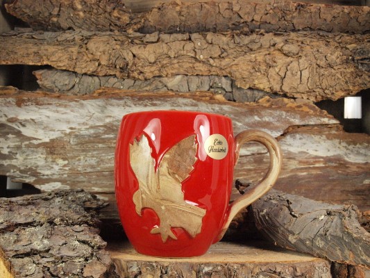Harz Keramik Kaffeebecher Adler