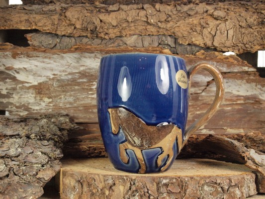 Harz Keramik Kaffeebecher Pferd